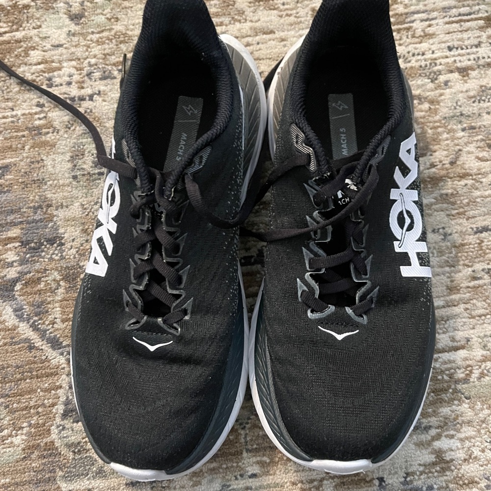 Hoka Black Athletic Sneakers